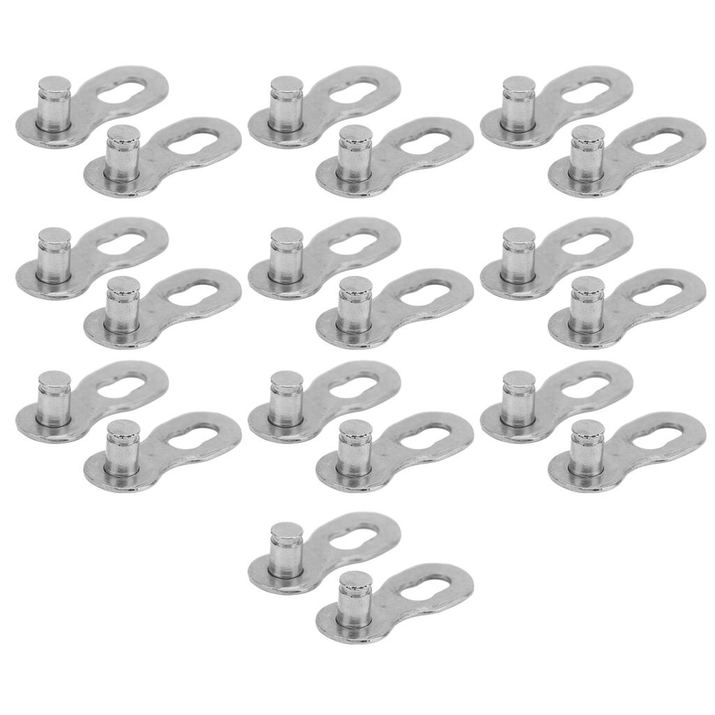 10 Pair 10 Speed Steel Bike Bicycle Chain Missing Link Connector Parts Cycling Accessory Silver
