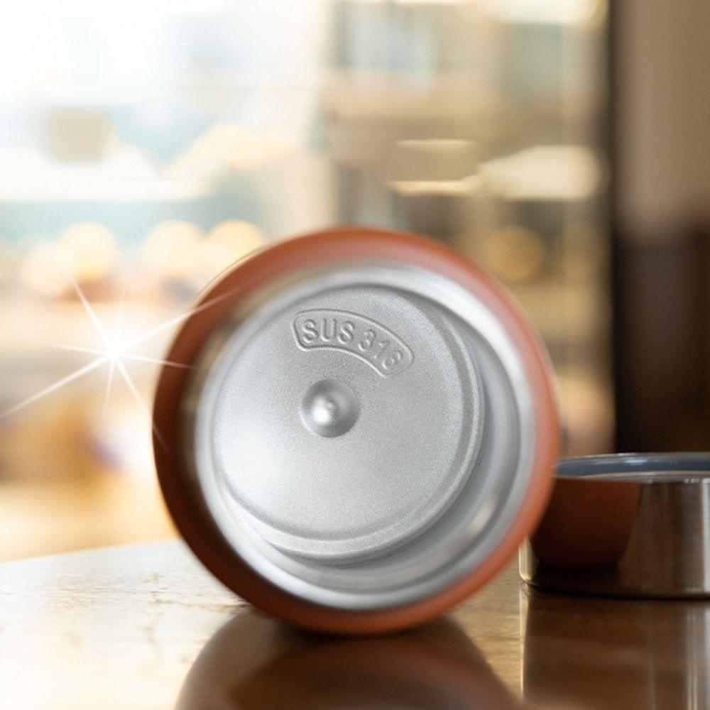 316 Stainless Steel 230ml Portable Vacuum Flask Leak Proof Mini Thermal Water Bottle Porridge Soup