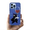 Милый кот Забавное винное искусство Чехлы Чехол для телефона Для Iphone 17E 16E 17 Air 16 Pro Max 15 Pro 14 Plus 11 13 12 Mini Чехлы Совместим