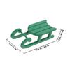 Wooden Sleigh Adornment Elegant Desktop Decor Christmas Holiday Tabletop Decoration Xmas Photo Prop Christmas Sleigh Decor