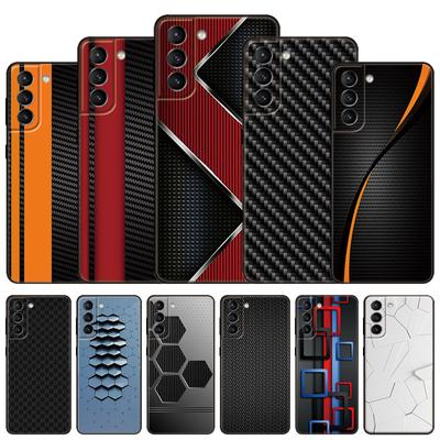 Автомобильный чехол из углеродного волокна для телефона Samsung Galaxy S22 Pro S21 S20 FE Ultra S10 Lite S10 S10E S9 S8 Plus, мягкий черный чехол из ТПУ
