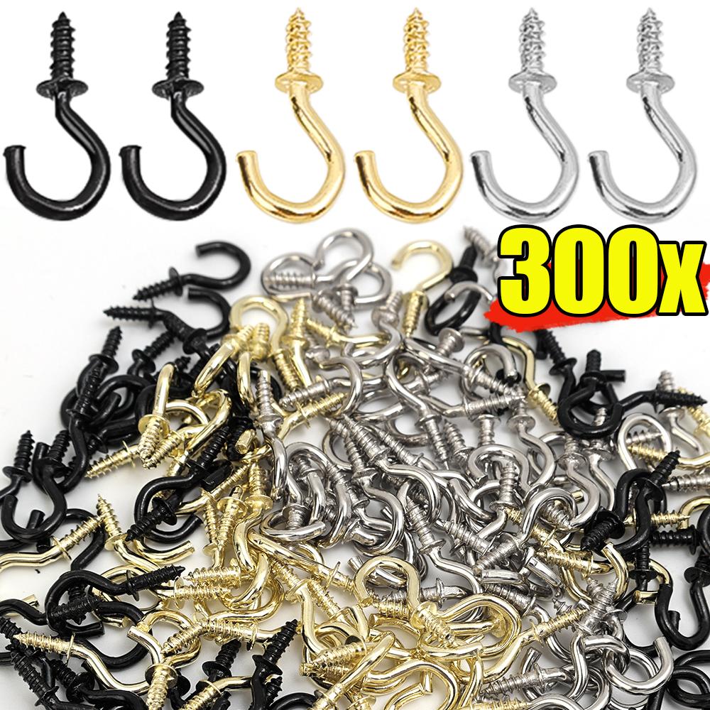 300 шт. мини-крючки S-образные металлические гирлянды подвесной держатель потолочный шкаф настенное крепление стойка для дома многоцелевое хранение инструменты