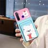 Ударопрочный чехол для телефона со слотом для карт для OPPO Realme5 Pro/Realme Q, противоударный, модный дизайн, кармашек для карт, задняя крышка, карман для карт