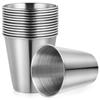 12 Pcs Stainless Steel Shot Glass Portable Drinking Tumbler Spirits Cup Coffee Set Beer