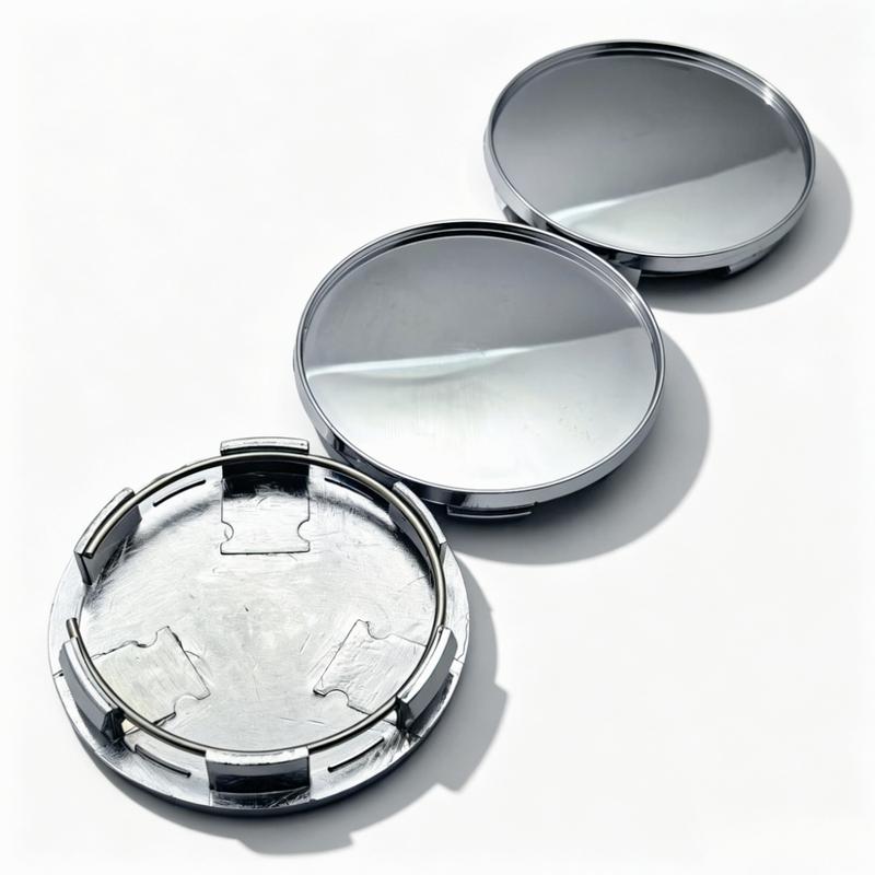 4pcs Blank No Emblem Car Wheel Center Caps 68mm Clips 62mm Wheels Hub Cap No Logo Rim Hubcaps Dust Cover Replace Car Accessories