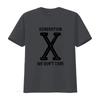Generation X We Dont Care T Shirt Funny Gen Sarcastic Neglect Retro  vintage Washed designer clothes Soft Unisex Casual