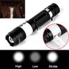 Сильный фонарь T6 для улицы, алюминиевый сплав, телескопический зум, USB-фонарик, светодиодные перезаряжаемые фонари