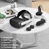 Five-Piece Silicone Protective Case Set for Meta/Oculus Quest 2: VR Controller and Main Unit Covers