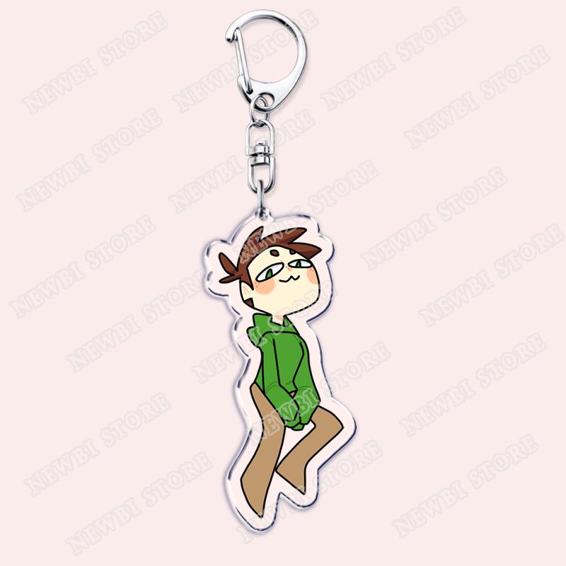 Популярные брелки Eddsworld Торд для аксессуаров Сумки Аниме Комикс Ринго Эддс Мем Брелки Украшения Геймеры Фанаты Друзья Подарки