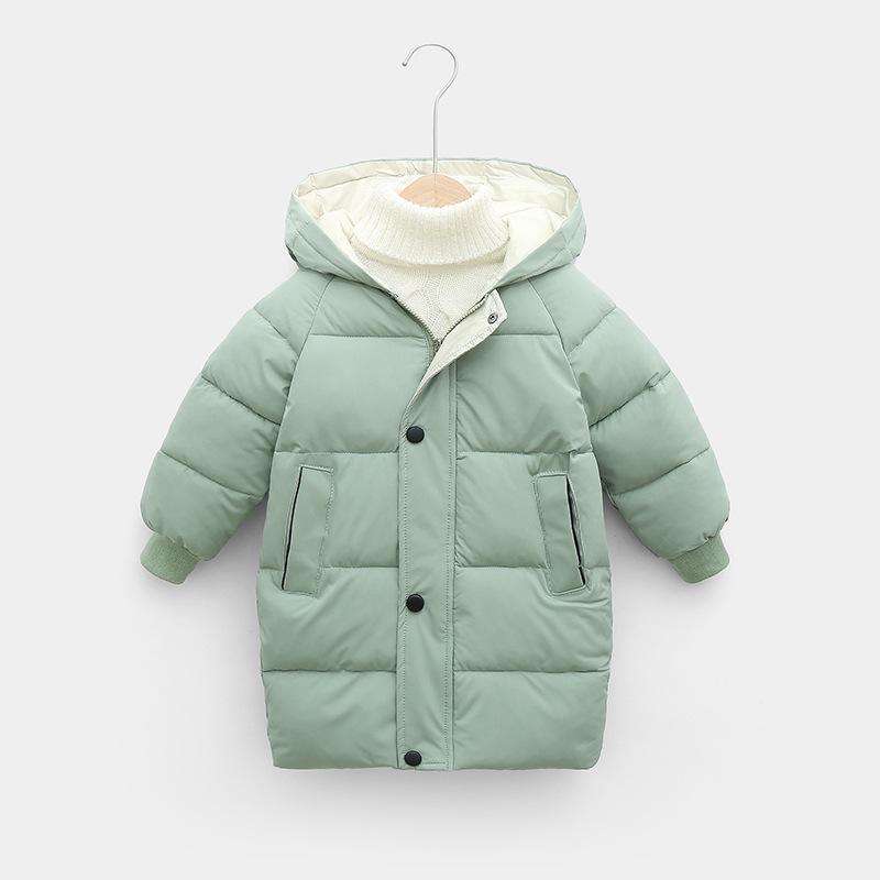 New Children's Down Jacket Boys Girls Winter Clothes Korean Cotton Padded Clothes Baby Thickened Coat