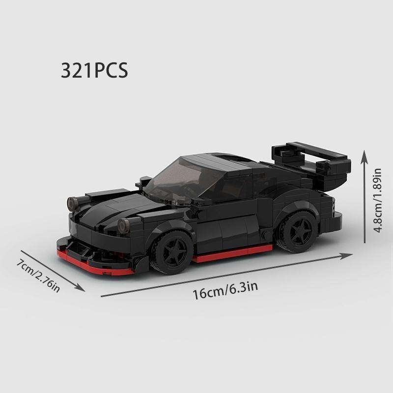Moc Speed Race Cars City Rally Sports Racing Vehicle F1 Model Building Blocks Garage Bricks Supercar Christmas Gift  Kids Toy