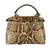 FENDI Peekaboo mini 8BN244 Python Handbag beige Women 2WAY used