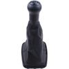 ApplianPar 5 Speed Gear Shift Knob Stick Shifter Lever Head with Gaitor Boot Cover for VW Bora Golf Jetta MK4 GTI R32 1999-2005