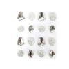 16 Adhesive Crystal Gemstones 20 Mm