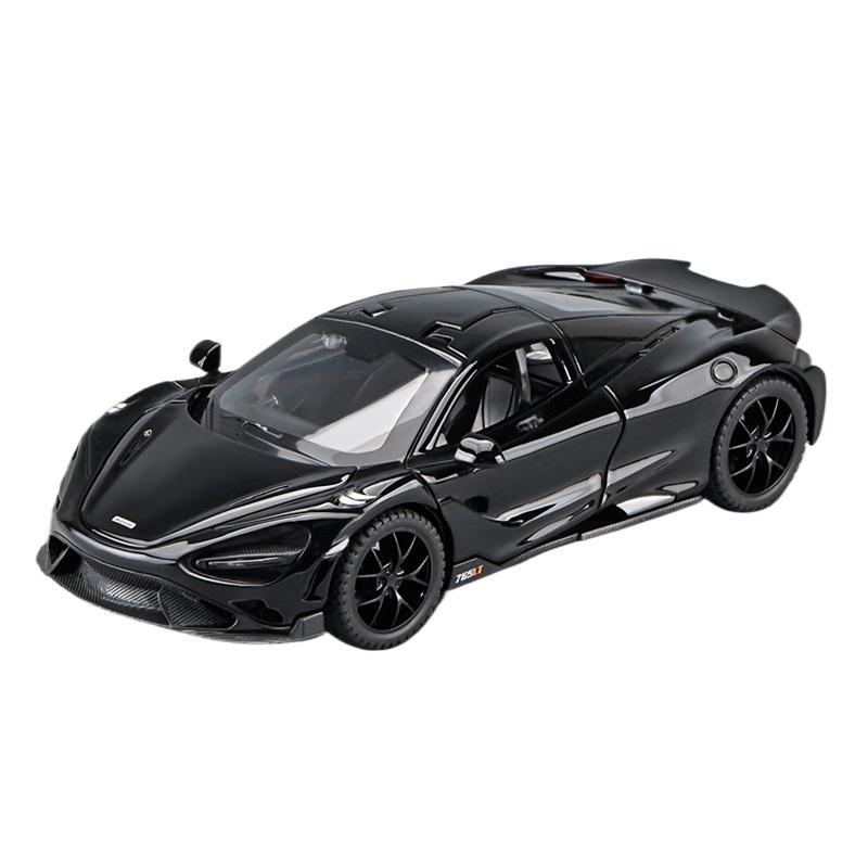 1/32 Mclaren 765LT Серия Суперкаров Металлический Литой Модель Автомобиля Книжный Шкаф Библиотеки Декорации Подарки для Друга Коллекция Хобби
