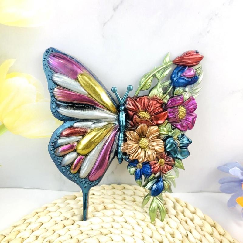 Butterfly Silicone Molds 3D Animal Resin Mold Large Butterfly Statue Making Epoxy Casting Mould for Wall Hanging Door