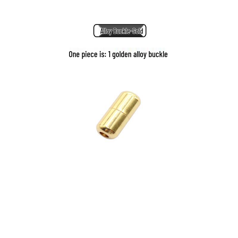 Colorful Aluminum Capsule Buckles for No-Tie Shoelaces