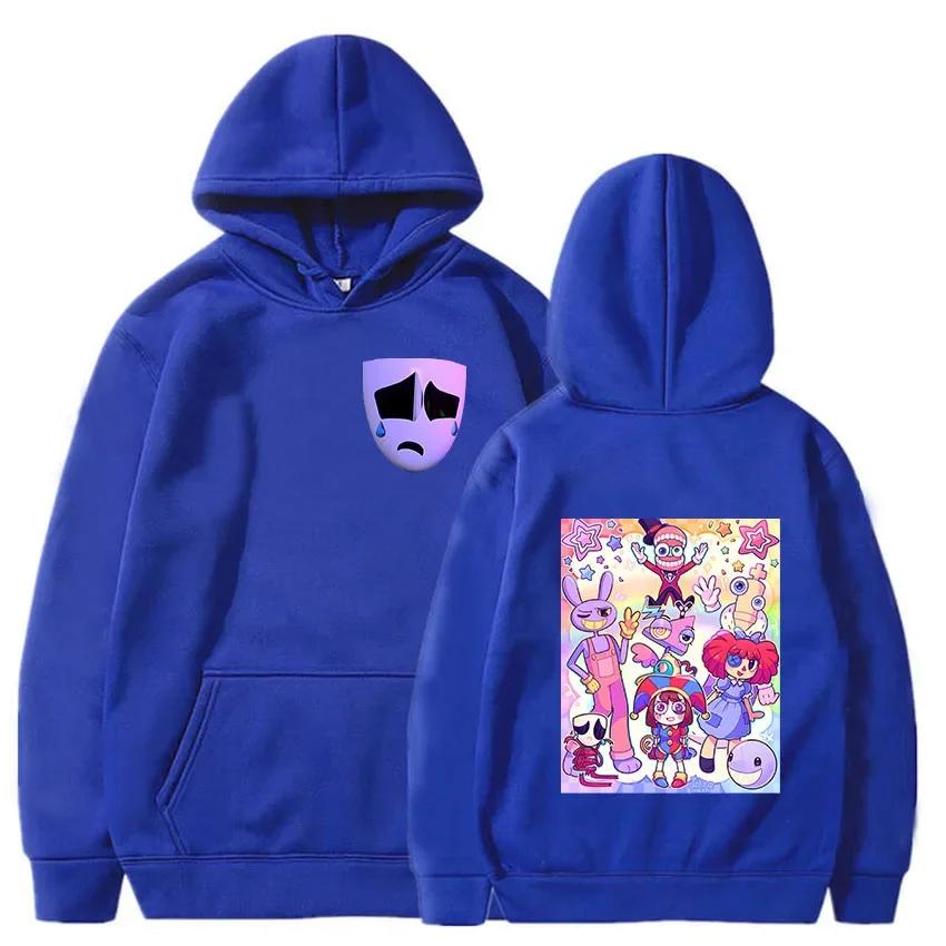 Удивительный Цифровой Цирк Толстовки Женские Харадзюку Каваи Помни Джекс Гангл Кингер Зубл Рагата Топы Унисекс Толстовки с капюшоном