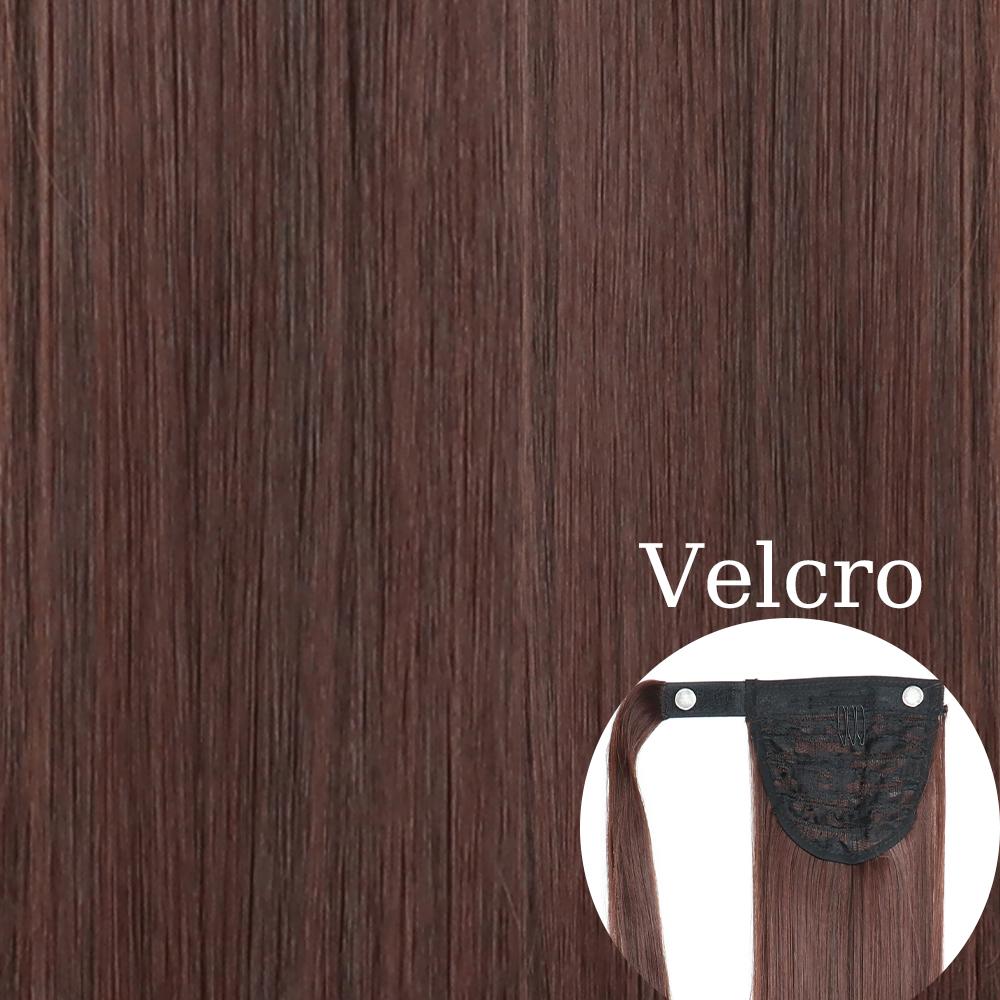 MERISIHAIR 22 34 дюйма синтетические прямые волосы для наращивания хвоста натуральный галстук-бабочка шиньон конский хвост наращивание волос для женщин