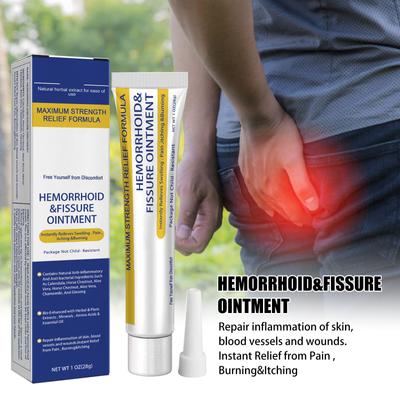 Успокаивающая паста от геморроя, успокаивающая геморрой, подходит для мужчин и женщин, следует наносить пасту от геморроя