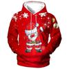 New Christmas Hooded For Men 3d Santa Claus Print Hoodies Spring and Autumn Long Sleeve Sweatshirt Casual Oversized Men Clothing