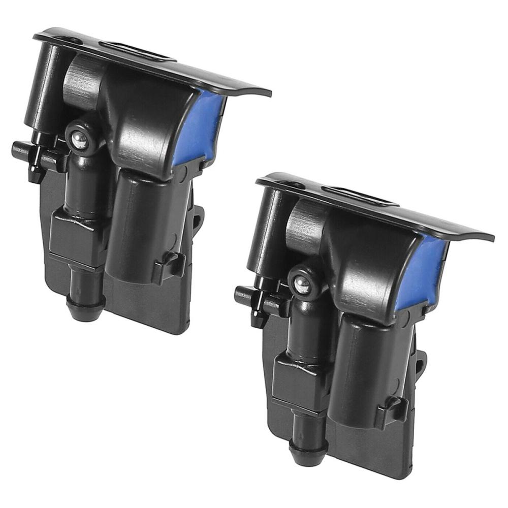 2Pcs Windshield Washer Nozzles Sprayer Jet For BMW X1 E84 X6 E71 E72 61667183343