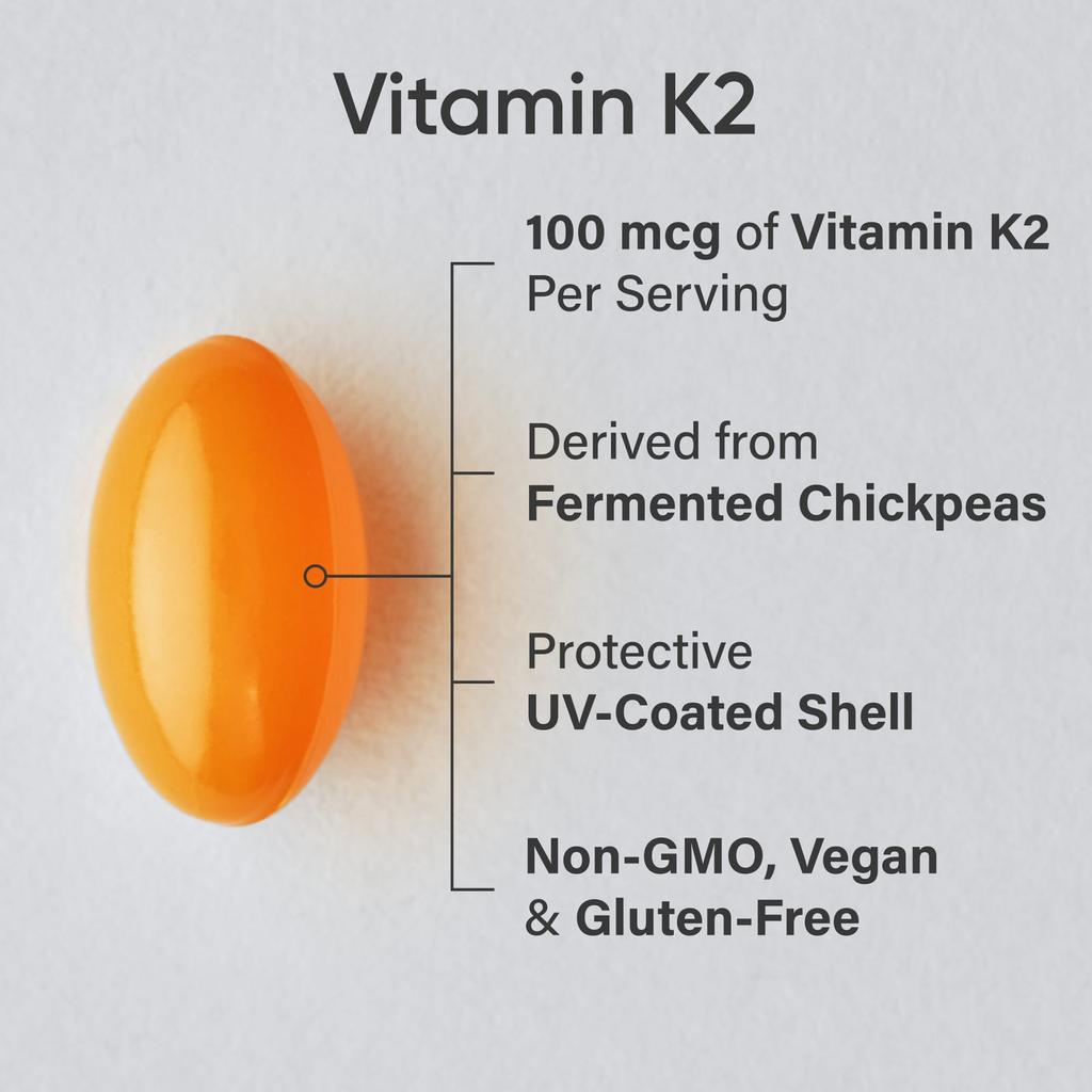 Sports Research, Vitamin K2, vegetable ingredients, 100 mcg, 120 veggie softgels