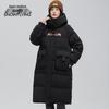 Женская длинная пуховая парка Xuezhongfei с капюшоном