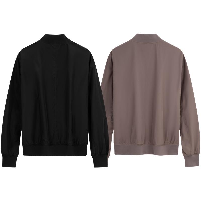 Calvin Klein Двусторонняя повседневная куртка-бомбер для поездок на работу Мужские куртки Space-Black J327465