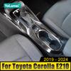 Stainless Car Water Cup Holder Decorative Frame Coffee Bottle Placement Covers For Toyota Corolla E210 2019-2021 2022 2023 2024