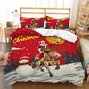 Christmas Classic Series Bed Three-Piece Quilt Cover 3D Digital Printing Kit Four-Piece Set