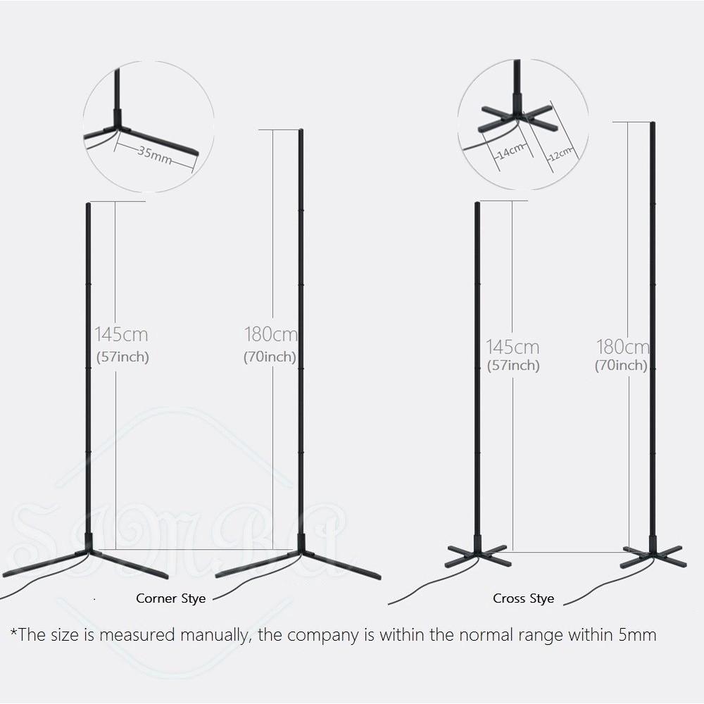 Smart RGB Corner Floor Lamp 5V USB Music Sync Atmosphere Light 180CM Multi-Color Gradient Stand Lighting Lamp