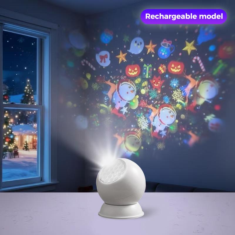 Multifunctional Projection Lamp Vast Dreamy Dynamic Patterns Eye Protection Light for Game Room Ambient Use