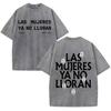 Singer Shakira Las Mujeres Ya No Lloran World Tour Tshirts Mens Hip Hop Tshirt Vintage Washed Summer Oversized Cozy Tee Shirt