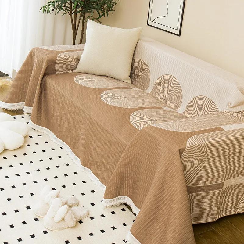 Чехол на диван, коврик для пикника, кровати, одеяла, одеяло, диван-кровать, универсальное декоративное одеяло