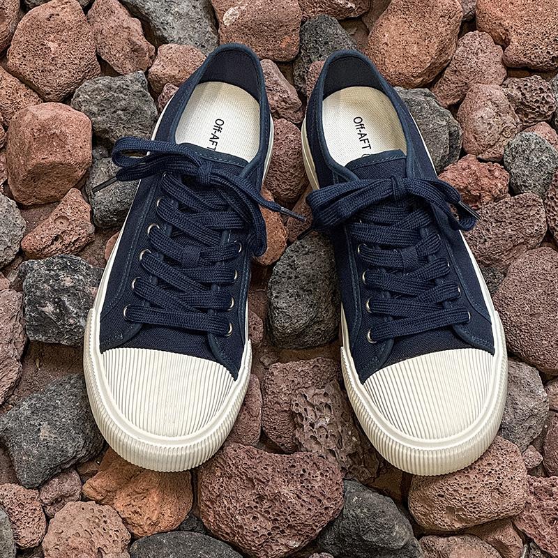 Повседневные балетки 2025 Новые удобные парусиновые кроссовки Мужские уличные Нескользящие на толстой подошве Кеды для тенниса Вулканизированная обувь