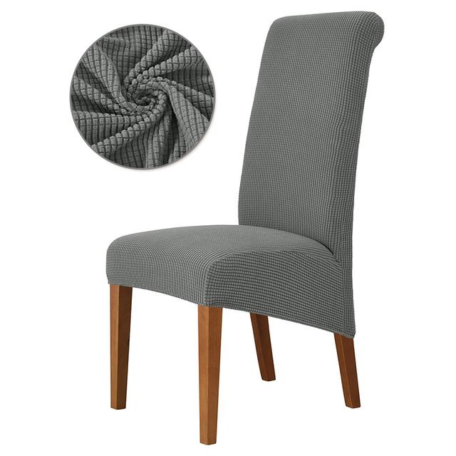 1 шт. эластичный чехол для стула размера Xl, чехлы для стульев большого размера, чехлы для сидений в европейском стиле с длинной спинкой для банкета в отеле