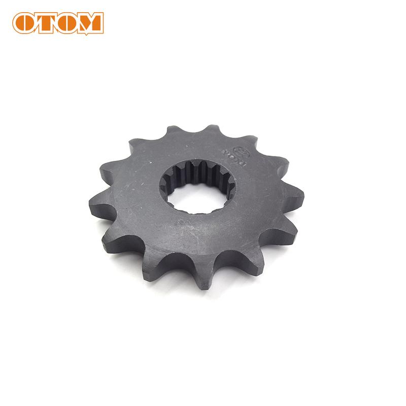 OTOM Motorcycle Front Sprocket Chain 520-13T/520-14T/530-13T Steel Chain For ZONGSHEN NC450 Off-Road Motocross Dirt Bikes Part