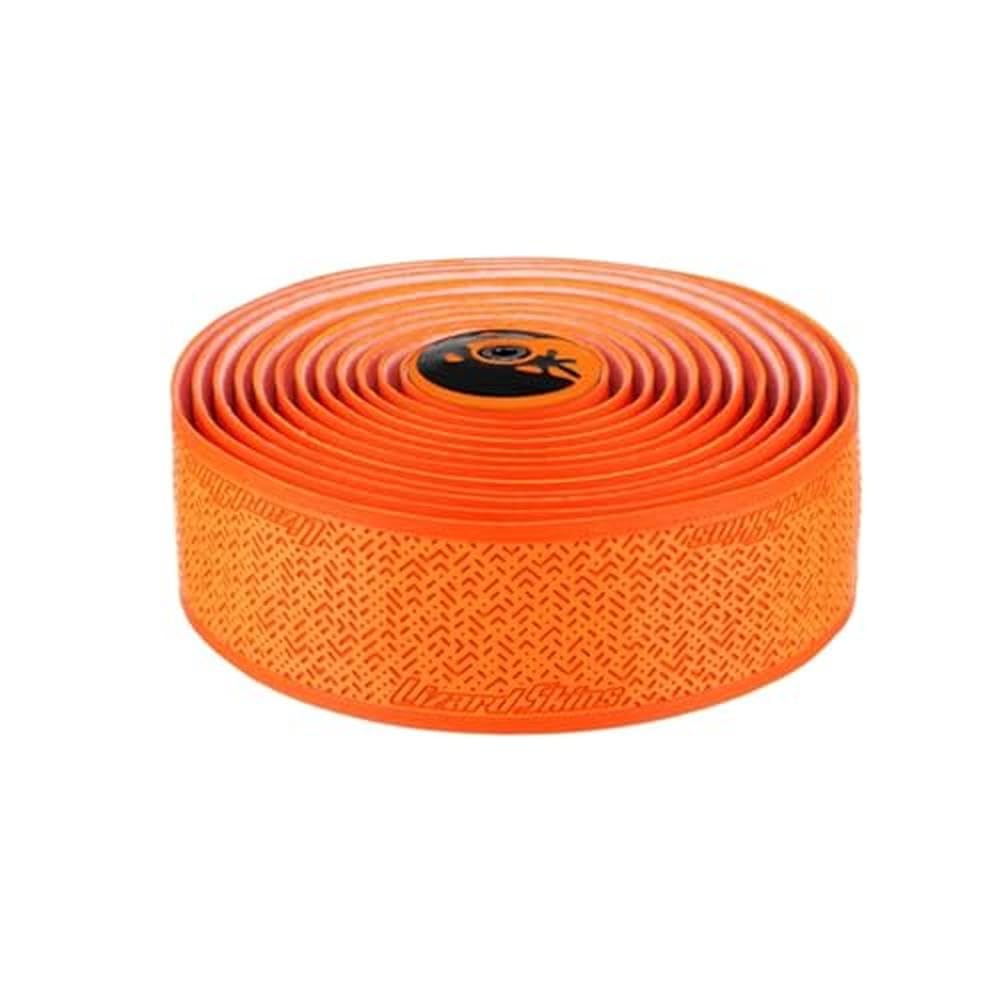 Lizard Skins Bicycle Bar Tape DSP Bar Tape V2 Thickness with Bar End Plugs Tangerine Orange 2.5mm Screw-in