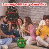 Веселая игра для вечеринки обмена подарками, семейная игра для обмена подарками, рождественские наполнители для чулок, игра в кости для обмена подарками для мужчин, женщин, взрослых