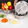 Stainless Steel Colander Bowl Set with Drain Tray Multifunctional Grating Plate Rice Strainer Bowl Pasta Drainer for Fruit Vegetable