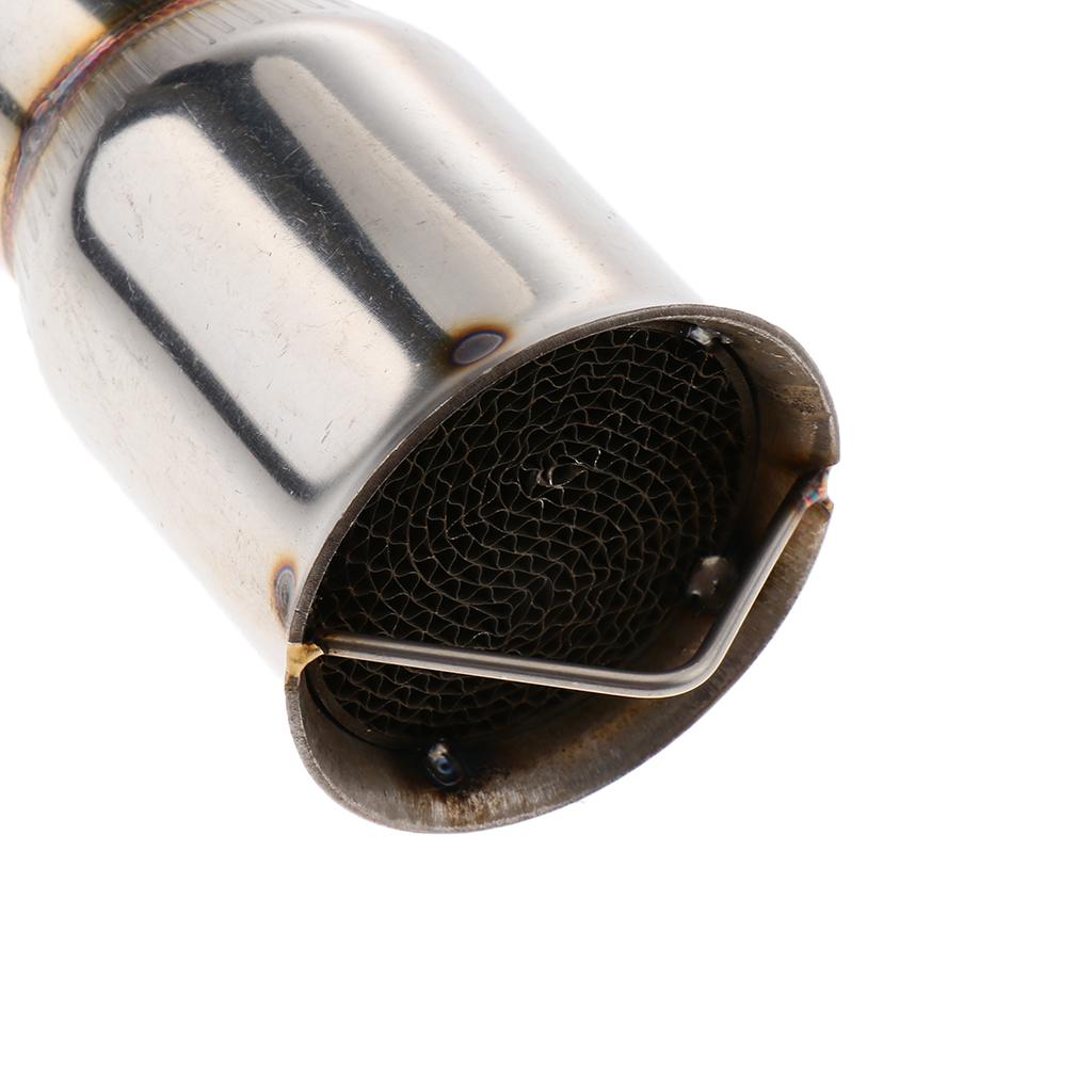 Removable DB Killer 2 Inch Exhaust Muffler Sound Eliminator Stainless Steel Pipe for Off Road Motorcycle ATV