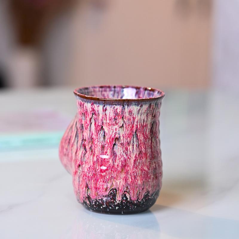 Увеличьте емкость печи, чашка для воды, керамическая чашка, чашка для ветра, керамическая чашка для латте для домашнего использования