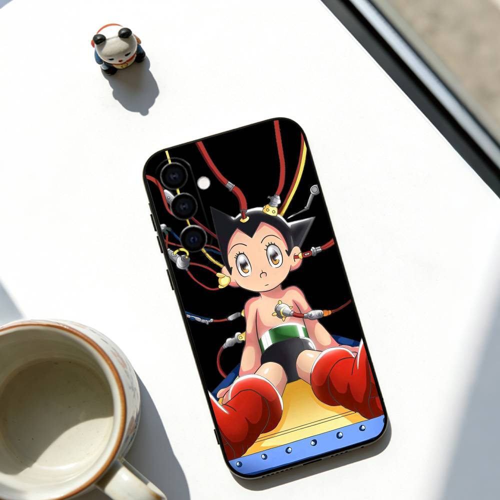 Astro Boy Phone Case For Samsung Galaxy A73,A72,A71,A70,A53,A52,A51,Others Soft Black Cover