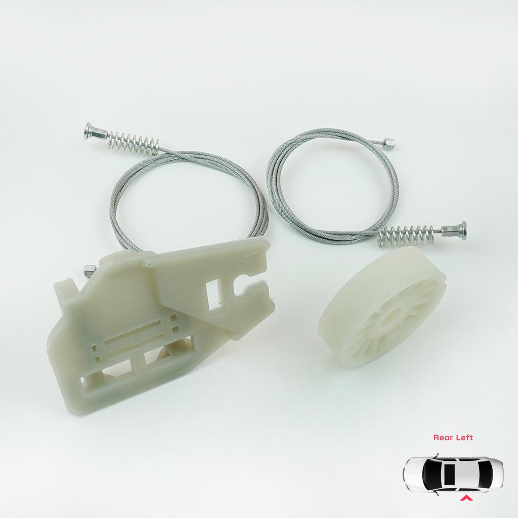 BWR617 Electric Power Window Lifter Regulator Repair Kit Rear Left Door for BMW X5 E53 2000-2006 51357125059