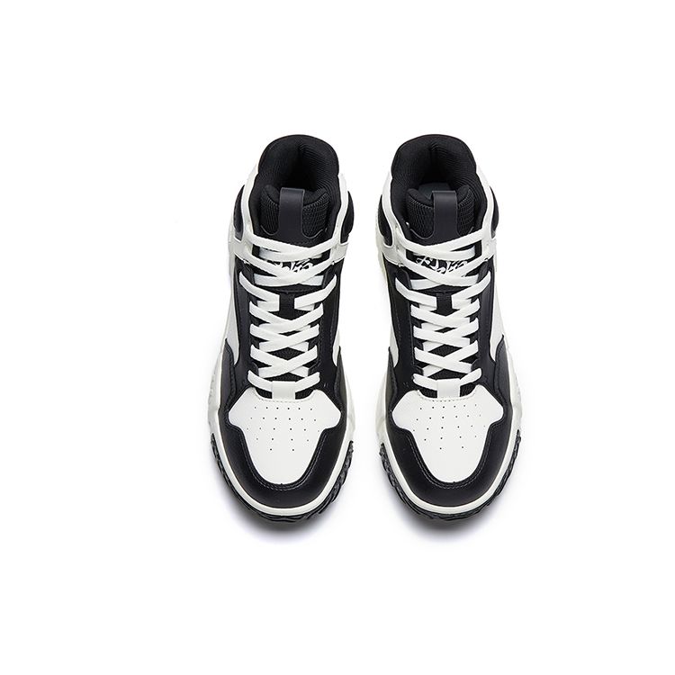 Anta Lifestyle Series Flame Fashion Удобные повседневные высокие кроссовки женские кроссовки черные белые 122238090R-4