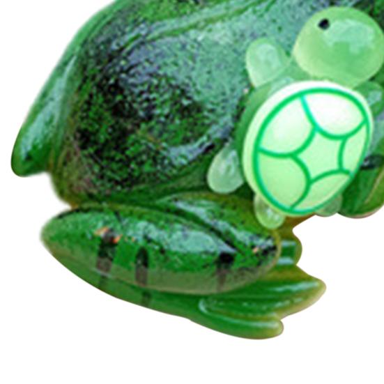 Садовый орнамент из смолы лягушка черепаха скульптура дворовое искусство фигурка газон сад патио балкон наружный декор