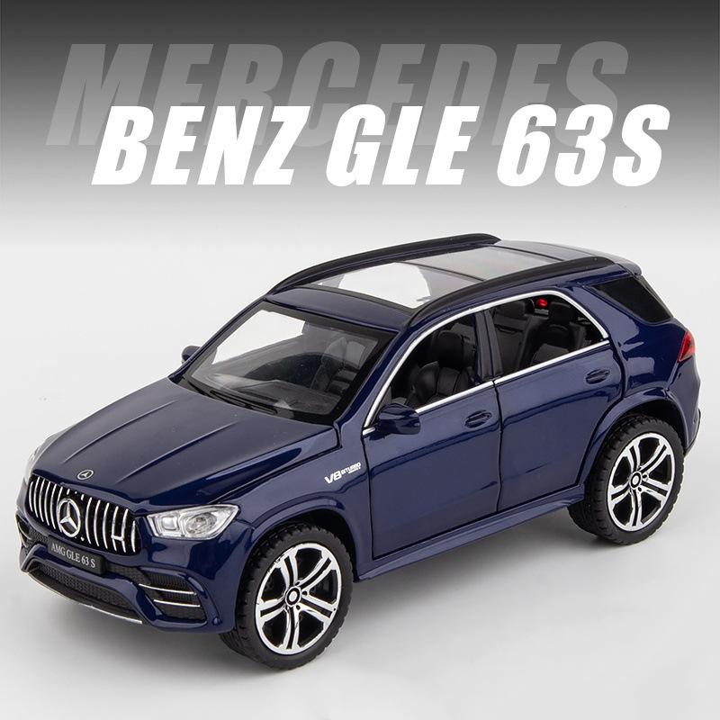 1/32 масштаб Benz AMG GLE 63S внедорожник игрушечный автомобиль, литая под давлением модель автомобиля с откидной спинкой со светом и звуком игрушечный транспорт для детей и мальчиков