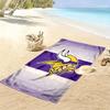 Minnesota Vikings Print Beach Towel, Large Soft Quick Dry Towel for Beach Camping Swimming