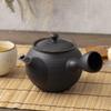 Tokoname-yaki teapot, Horyu, Smoked Biri, 360ml, Ceramesh finish, for Gyokuro and Kabusecha tea, Made in Japan, Boxed, tk004
